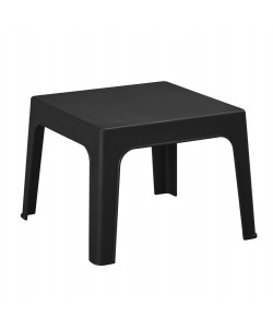 ΤΡΑΠΕΖΑΚΙ ΤΕΤΡΑΓΩΝΟ SLEEK HM6371.02 ΠΟΛΥΠΡΟΠΥΛΕΝΙΟ ΣΕ ΜΑΥΡΟ 56x56x40Υεκ.