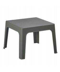 ΤΡΑΠΕΖΑΚΙ ΤΕΤΡΑΓΩΝΟ SLEEK HM6371.05 ΠΟΛΥΠΡΟΠΥΛΕΝΙΟ ΣΕ DARK OLIVE 56x56x40Υεκ.