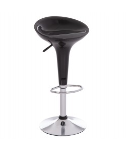 ΣΚΑΜΠΟ ΜΠΑΡ ΠΕΡΙΣΤΡΕΦΟΜΕΝΟ DAISY HM200.21 ABS ΣΕ ΜΑΥΡΟ--ΑΝΑΡΤΗΣΗ 44x38x85Υεκ.