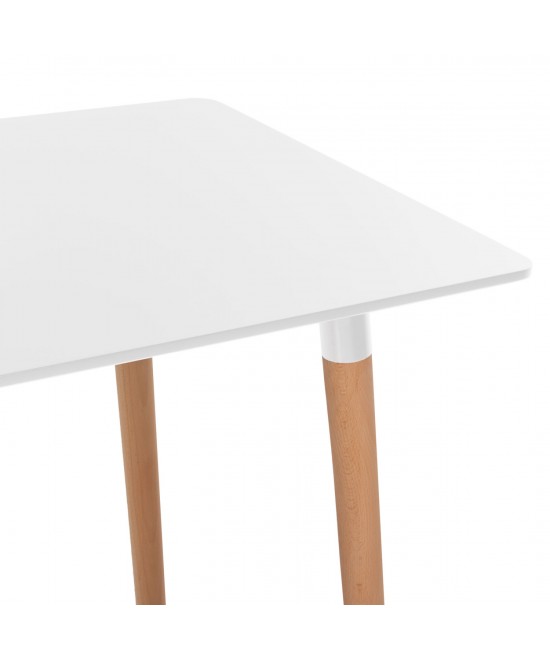 ΣΕΤ ΤΡΑΠΕΖΑΡΙΑΣ 5ΤΜΧ MINIMAL HM11767 ΛΕΥΚΟ MDF-ΜΠΕΖ ΥΦΑΣΜΑ
