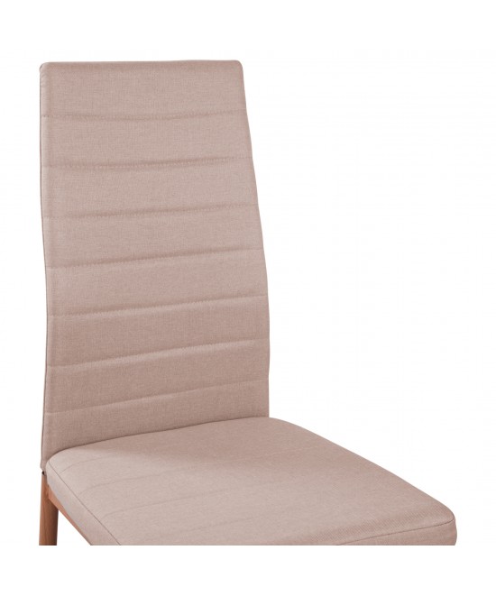 ΣΕΤ ΤΡΑΠΕΖΑΡΙΑΣ 5ΤΜΧ MINIMAL HM11767 ΛΕΥΚΟ MDF-ΜΠΕΖ ΥΦΑΣΜΑ