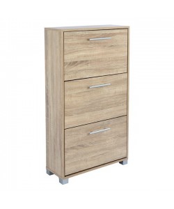 ΠΑΠΟΥΤΣΟΘΗΚΗ ΜΕΛΑΜΙΝΗΣ DAVINA HM2221.02 SONAMA 3ΘΕΣΕΩΝ 62Χ24Χ110Υεκ.