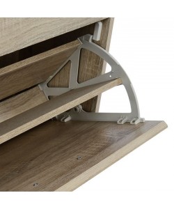 ΠΑΠΟΥΤΣΟΘΗΚΗ ΜΕΛΑΜΙΝΗΣ DAVINA HM2221.02 SONAMA 3ΘΕΣΕΩΝ 62Χ24Χ110Υεκ.