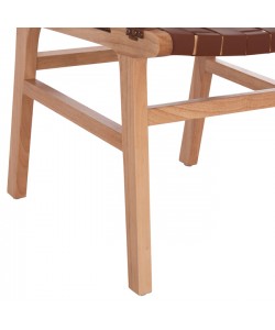 ΠΟΛΥΘΡΟΝΑ FELIPE HM9328.11 ΤΟΟΝ ΞΥΛΟ ΜΕ PU ΚΑΦΕ 61x59x86Y εκ.