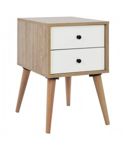 ΚΟΜΟΔΙΝΟ OLIVER HM2225 ΦΥΣΙΚΟ-ΛΕΥΚΟ 40Χ40Χ60 εκ.