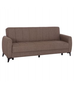 ΚΑΝΑΠΕΣ ΚΡΕΒΑΤΙ ΜΕ ΑΠΟΘ.ΧΩΡΟ TΡΙΘΕΣΙΟΣ NIKKO HM3292.02 ΚΑΦΕ ΥΦΑΣΜΑ 209x76x83Υεκ.