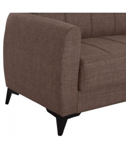 ΚΑΝΑΠΕΣ ΚΡΕΒΑΤΙ ΜΕ ΑΠΟΘ.ΧΩΡΟ TΡΙΘΕΣΙΟΣ NIKKO HM3292.02 ΚΑΦΕ ΥΦΑΣΜΑ 209x76x83Υεκ.