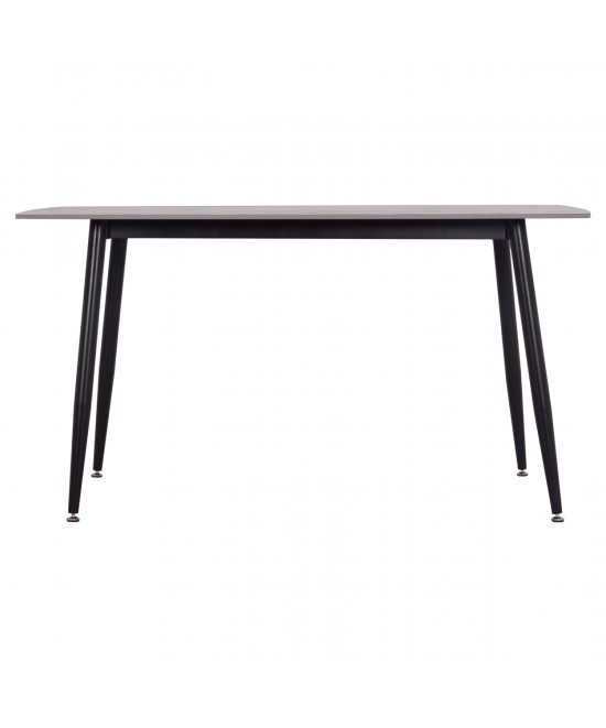 ΤΡΑΠΕΖΙ RAVEN HM18149.13 ΚΕΡΑΜΙΚΟ TOP ΜΕ ΟΨΗ ΓΚΡΙ ΜΑΡΜΑΡΟ 140x80x74Υεκ.