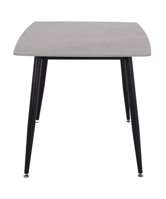 ΤΡΑΠΕΖΙ RAVEN HM18149.13 ΚΕΡΑΜΙΚΟ TOP ΜΕ ΟΨΗ ΓΚΡΙ ΜΑΡΜΑΡΟ 140x80x74Υεκ.