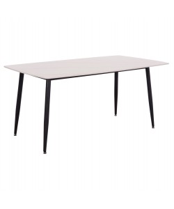 ΤΡΑΠΕΖΙ RAVEN HM18150.01 ΚΕΡΑΜΙΚΟ TOP ΜΕ ΟΨΗ ΛΕΥΚΟ ΜΑΡΜΑΡΟ 160x80x74Υεκ.