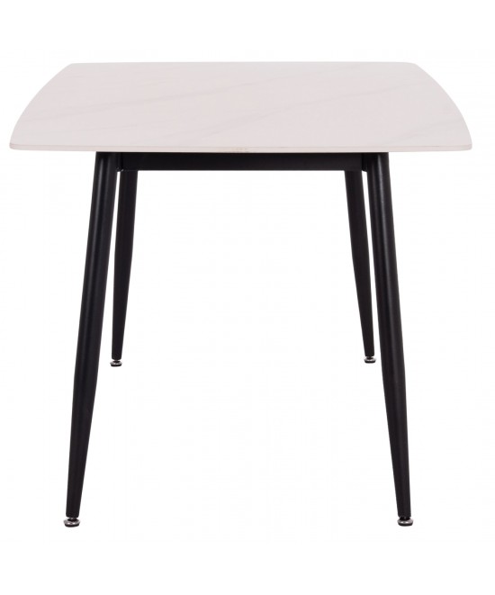 ΤΡΑΠΕΖΙ RAVEN HM18150.01 ΚΕΡΑΜΙΚΟ TOP ΜΕ ΟΨΗ ΛΕΥΚΟ ΜΑΡΜΑΡΟ 160x80x74Υεκ.