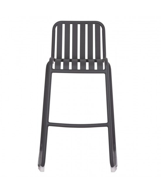 ΣΚΑΜΠΟ ΜΠΑΡ ΑΛΟΥΜΙΝΙΟΥ RACHEL HM6341.01 ΓΚΡΙ 47x56,5x98,5Υεκ.