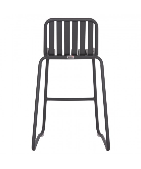 ΣΚΑΜΠΟ ΜΠΑΡ ΑΛΟΥΜΙΝΙΟΥ RACHEL HM6341.01 ΓΚΡΙ 47x56,5x98,5Υεκ.