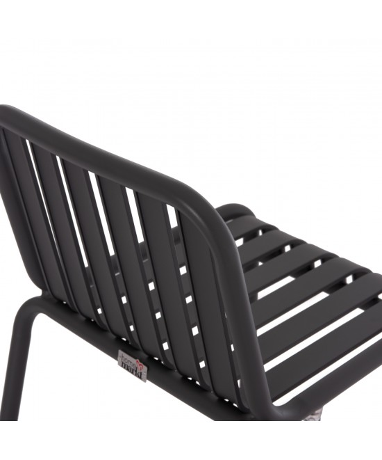 ΣΚΑΜΠΟ ΜΠΑΡ ΑΛΟΥΜΙΝΙΟΥ RACHEL HM6341.01 ΓΚΡΙ 47x56,5x98,5Υεκ.