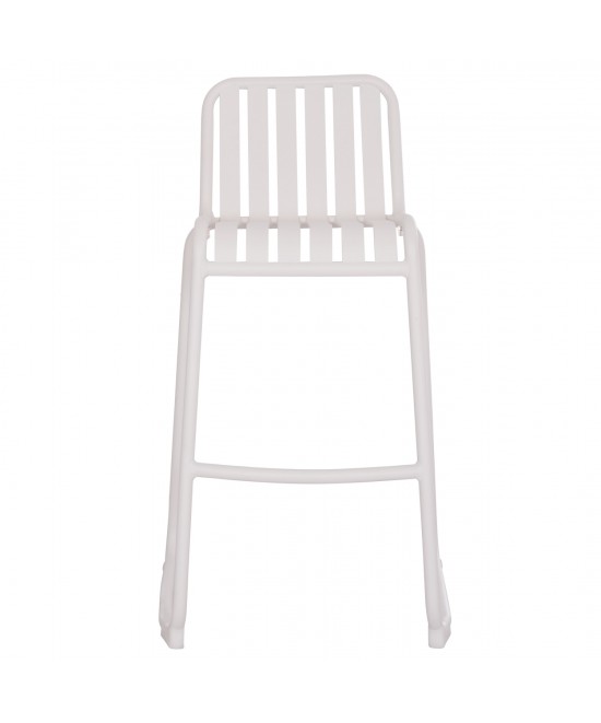 ΣΚΑΜΠΟ ΜΠΑΡ ΑΛΟΥΜΙΝΙΟΥ RACHEL HM6341.02 ΛΕΥΚΟ 47x56,5x98,5Υεκ.