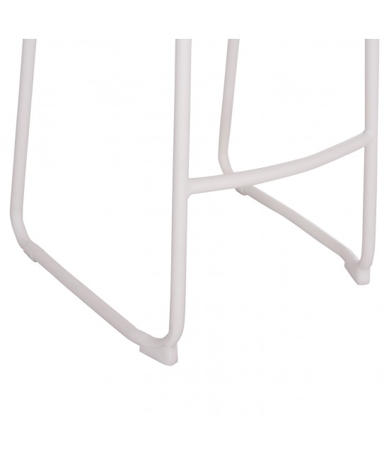 ΣΚΑΜΠΟ ΜΠΑΡ ΑΛΟΥΜΙΝΙΟΥ RACHEL HM6341.02 ΛΕΥΚΟ 47x56,5x98,5Υεκ.