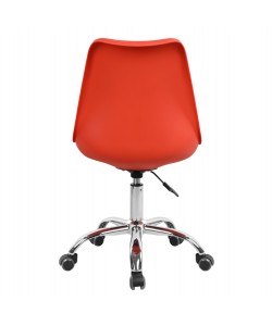 ΚΑΡΕΚΛΑ ΓΡΑΦΕΙΟΥ VEGAS HM1052.07 ΚΟΚΚΙΝΗ 48x56x95Υ cm