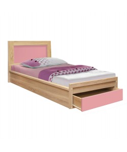ΚΡΕΒΑΤΙ ΜΕ ΣΥΡΤΑΡΙ PLAYROOM HM330.02 SONAMA-ΡΟΖ 90Χ190εκ.