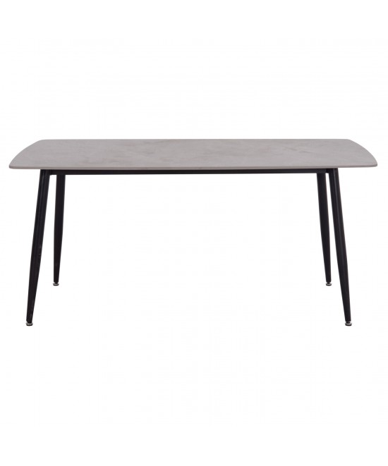 ΤΡΑΠΕΖΙ RAVEN HM18150.13 ΚΕΡΑΜΙΚΟ TOP ΜΕ ΟΨΗ ΓΚΡΙ ΜΑΡΜΑΡΟ 160x80x74Υεκ.