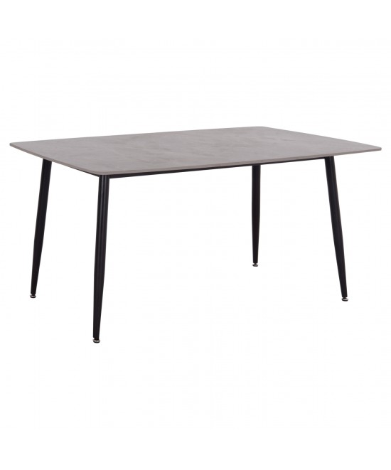 ΤΡΑΠΕΖΙ RAVEN HM18150.13 ΚΕΡΑΜΙΚΟ TOP ΜΕ ΟΨΗ ΓΚΡΙ ΜΑΡΜΑΡΟ 160x80x74Υεκ.