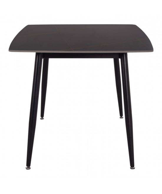 ΤΡΑΠΕΖΙ RAVEN HM18150.02 ΚΕΡΑΜΙΚΟ TOP ΜΕ ΟΨΗ ΜΑΥΡΟ ΜΑΡΜΑΡΟ 160x80x74Υεκ.