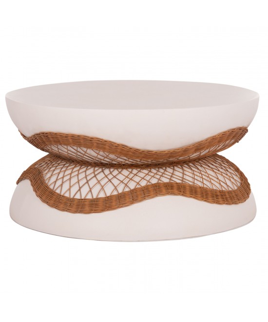 ΤΡΑΠΕΖΙ ΣΑΛΟΝΙΟΥ ANNA HM18157.02 FIBER CEMENT ΛΕΥΚΟ-ΦΥΣΙΚΟ RATTAN--Φ92x44.5Υεκ ΤΡΑΠΕΖΙ ΣΑΛΟΝΙΟΥ ANNA HM18157.02 FIBER CEMENT ΛΕΥΚΟ-ΦΥΣΙΚΟ RATTAN--Φ92x44.5Υεκ