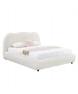 ΚΡΕΒΑΤΙ ΜΕ ΑΠΟΘ.ΧΩΡΟ KALLY HM729.03 ΜΠΕΖ FAUX FUR ΥΦΑΣΜΑ--ΓΙΑ ΣΤΡΩΜΑ 160x200εκ