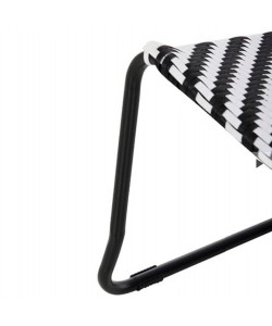 ΣΕΤ LOUNGE 3TMX ΕΞ.ΧΩΡΟΥ PONY HM21193 ΜΕΤΑΛΛΟ ΣΕ ΓΚΡΙ--ΣΥΝΘ.RATTAN ΣΕ ΛΕΥΚΟ-ΜΑΥΡΟ