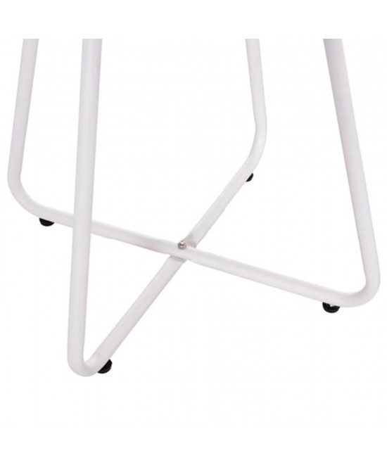 ΣΕΤ LOUNGE 3TMX ΕΞ.ΧΩΡΟΥ PONY HM21193.02 ΜΕΤΑΛΛΟ ΚΑΙ ΣΥΝΘ.RATTAN ΣΕ ΛΕΥΚΟ-ΜΑΥΡΟ