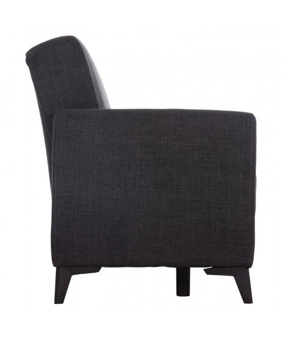 ΚΑΝΑΠΕΣ ΚΡΕΒΑΤΙ ΜΕ ΑΠΟΘ.ΧΩΡΟ ΔΙΘΕΣΙΟΣ NIKKO HM3293.01 ΓΚΡΙ ΥΦΑΣΜΑ 144x75x84Υεκ.