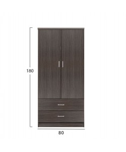 ΝΤΟΥΛΑΠΑ 2ΦΥΛΛΗ ME 2 ΣΥΡΤΑΡΙΑ REINA HM338.01 ZEBRANO 80x41,5x180Υεκ.