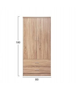 ΝΤΟΥΛΑΠΑ 2ΦΥΛΛΗ ME 2 ΣΥΡΤΑΡΙΑ REINA HM338.02 SONAMA 80Χ42Χ181εκ.