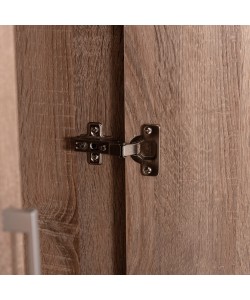 ΝΤΟΥΛΑΠΑ 2ΦΥΛΛΗ ME 2 ΣΥΡΤΑΡΙΑ REINA HM338.02 SONAMA 80x41.5x180Υεκ.