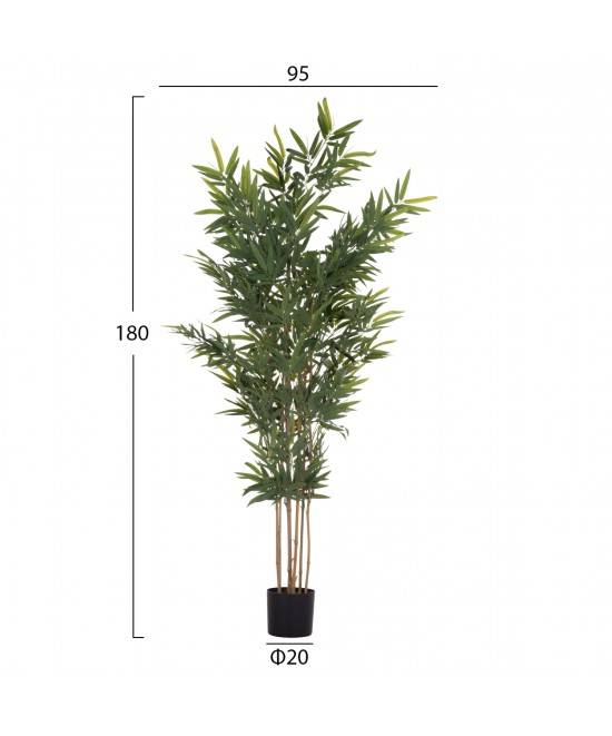 ΔΙΑΚΟΣΜΗΤΙΚΟ ΣΥΝΘΕΤΙΚΟ ΦΥΤΟ HM4736 BAMBOO ΣΕ ΓΛΑΣΤΡΑ 20x95x180Υεκ.