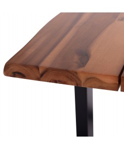 ΤΡΑΠΕΖΙ ΤΡΑΠΕΖΑΡΙΑΣ FRIGGO HM6297.02 ΞΥΛΟ ΑΚΑΚΙΑΣ ΠΑΧΟΣ ΕΠΙΦΑΝΕΙΑΣ 2,6εκ- 160x80x76Υ