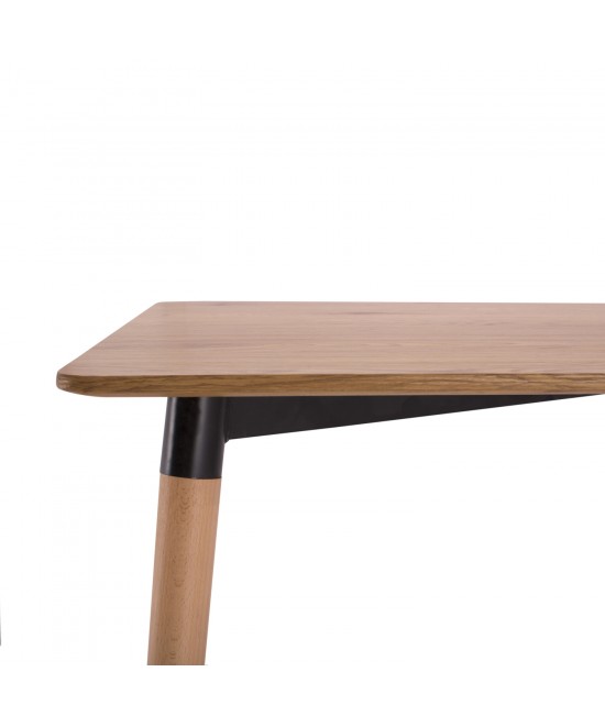 ΣΕΤ ΤΡΑΠΕΖΑΡΙΑΣ 5ΤΜΧ VEGAS HM21180 MDF TOP ΣΕ ΦΥΣΙΚΟ--ΥΦΑΣΜΑ ΜΠΕΖ