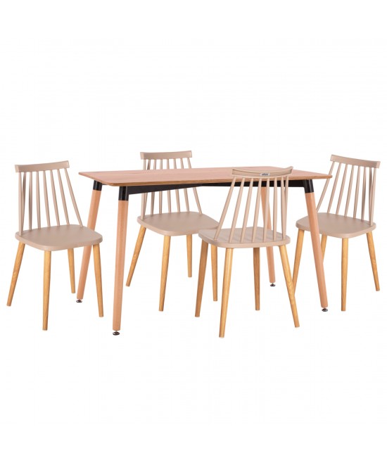 ΣΕΤ ΤΡΑΠΕΖΑΡΙΑΣ 5ΤΜΧ VANESSA HM21181 MDF TOP ΣΕ ΦΥΣΙΚΟ-ΣΚΕΛΕΤΟΣ ΣΕ ΦΥΣΙΚΟ ΣΕΤ ΤΡΑΠΕΖΑΡΙΑΣ 5ΤΜΧ VANESSA HM21181 MDF TOP ΣΕ ΦΥΣΙΚΟ-ΣΚΕΛΕΤΟΣ ΣΕ ΦΥΣΙΚΟ