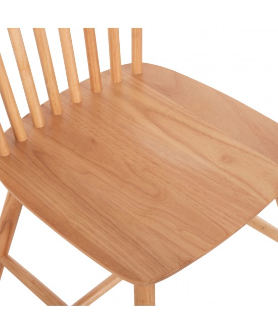 ΣΕΤ ΤΡΑΠΕΖΑΡΙΑΣ 5ΤΜΧ LUCIEN HM21183 MDF TOP & ΞΥΛΟ ΟΞΙΑΣ ΣΕ ΦΥΣΙΚΟ ΧΡΩΜΑ
