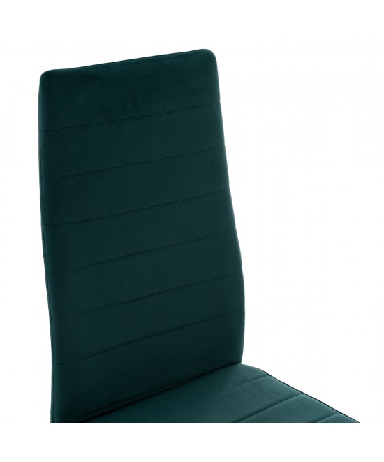 ΣΕΤ ΤΡΑΠΕΖΑΡΙΑΣ 5ΤΜΧ LADY HM21199.03 ΓΥΑΛΙ--ΜΕΤΑΛΛΟ ΣΕ ΜΑΥΡΟ & ΒΕΛΟΥΔΟ ΚΥΠΑΡΙΣΣΙ