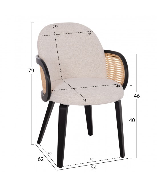 ΠΟΛΥΘΡΟΝΑ ΤΡΑΠΕΖΑΡΙΑΣ BECKER HM18246.02 PLYWOOD ΜΑΥΡΟ--ΕΚΡΟΥ ΥΦΑΣΜΑ 54x62x79Υεκ. ΠΟΛΥΘΡΟΝΑ ΤΡΑΠΕΖΑΡΙΑΣ BECKER HM18246.02 PLYWOOD ΜΑΥΡΟ--ΕΚΡΟΥ ΥΦΑΣΜΑ 54x62x79Υεκ.