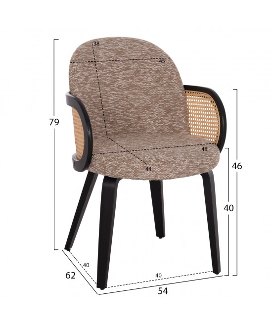 ΠΟΛΥΘΡΟΝΑ ΤΡΑΠΕΖΑΡΙΑΣ BECKER HM18246.03 PLYWOOD ΜΑΥΡΟ--ΚΑΦΕ ΥΦΑΣΜΑ 54x62x79Υεκ. ΠΟΛΥΘΡΟΝΑ ΤΡΑΠΕΖΑΡΙΑΣ BECKER HM18246.03 PLYWOOD ΜΑΥΡΟ--ΚΑΦΕ ΥΦΑΣΜΑ 54x62x79Υεκ.