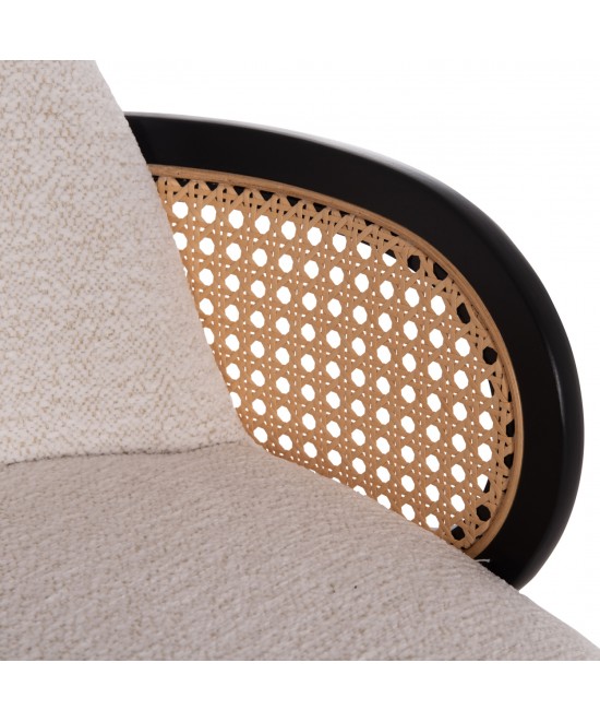 ΣΚΑΜΠΟ ΜΠΑΡ ΠΕΡΙΣΤΡΕΦΟΜΕΝΟ BECKER HM18251.02 PLYWOOD ΜΑΥΡΟ--ΕΚΡΟΥ ΥΦΑΣΜΑ 50x52x100Υ