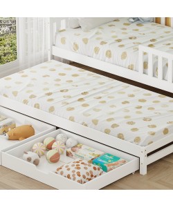 ΠΑΙΔΙΚΟ ΚΡΕΒΑΤΙ 3 ΣΕ 1 PHYLLIS HM723.03 ΞΥΛΟ ΠΕΥΚΟΥ ΛΕΥΚΟ 206x97x166Υεκ.