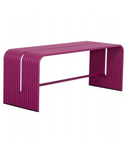 ΠΑΓΚΑΚΙ 2-ΘΕΣΙΟ ΣΕΙΡΑ INTREPID HM6327.05 ΑΛΟΥΜΙΝΙΟ ΣΕ ΜΩΒ ΧΡΩΜΑ 109,5x37x42Υ