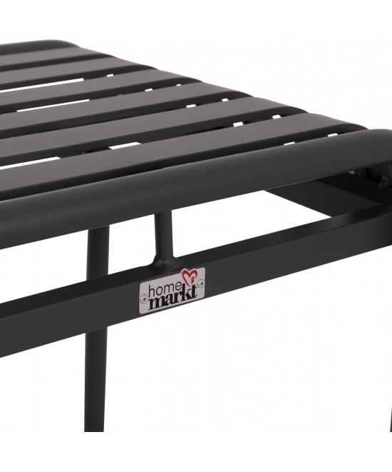 ΣΚΑΜΠΟ ΑΛΟΥΜΙΝΙΟΥ RACHEL HM6340.01 ΓΚΡΙ 45x45x46Υεκ.