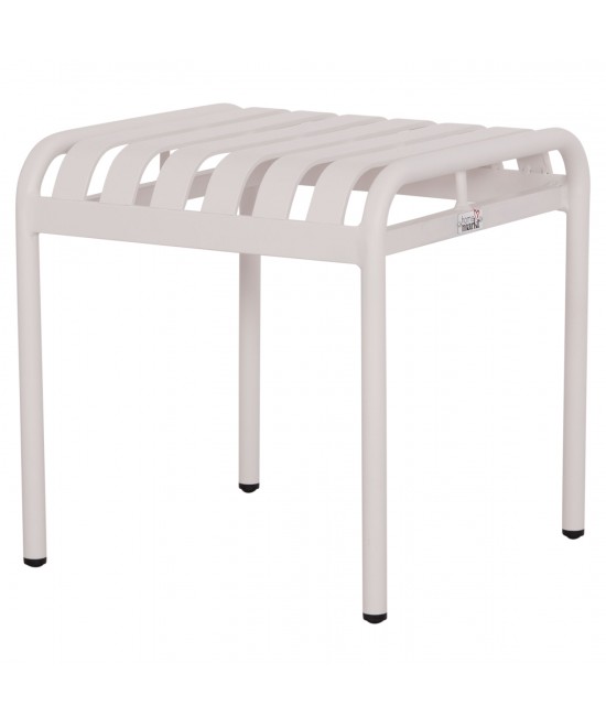 ΣΚΑΜΠΟ ΑΛΟΥΜΙΝΙΟΥ RACHEL HM6340.02 ΛΕΥΚΟ 45x45x46Υεκ.