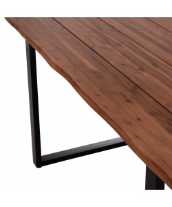 ΤΡΑΠΕΖΙ ΤΡΑΠΕΖΑΡΙΑΣ FRIGGO HM6375.02 ΞΥΛΟ ΑΚΑΚΙΑΣ ΠΑΧΟΣ ΕΠΙΦΑΝΕΙΑΣ 2,6εκ- 160x80x76Υ