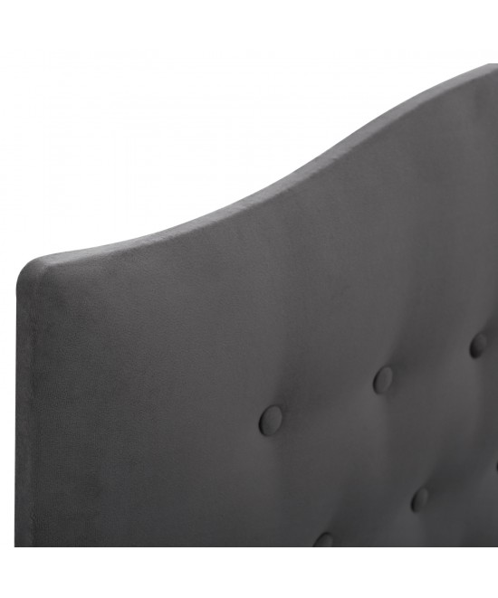 ΚΡΕΒΑΤΙ ΜΕ ΣΤΡΩΜΑ ΔΙΠΛΟ MALENA HM21164 ΓΚΡΙ ΒΕΛΟΥΔΟ & ΑΠΟΘ.ΧΩΡΟΣ-ΓΙΑ 160x200εκ.