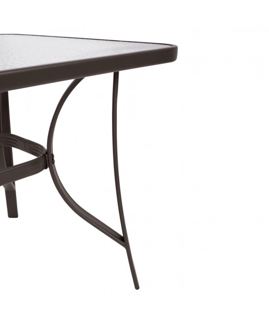 ΣΕΤ ΤΡΑΠΕΖΑΡΙΑ ΚΑΦΕ ΜΕΤΑΛΛΙΚΗ 7ΤΜΧ ΜΕ 6ΚΑΡΕΚΛΕΣ ΚΑΙ ΤΡΑΠΕΖΙ 160Χ90 HM5206.02