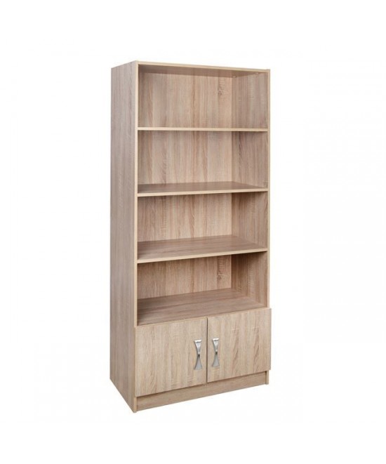 ΒΙΒΛΙΟΘΗΚΗ SONAMA-ΑΣΗΜΙ HM10146.01 80X35X180εκ.